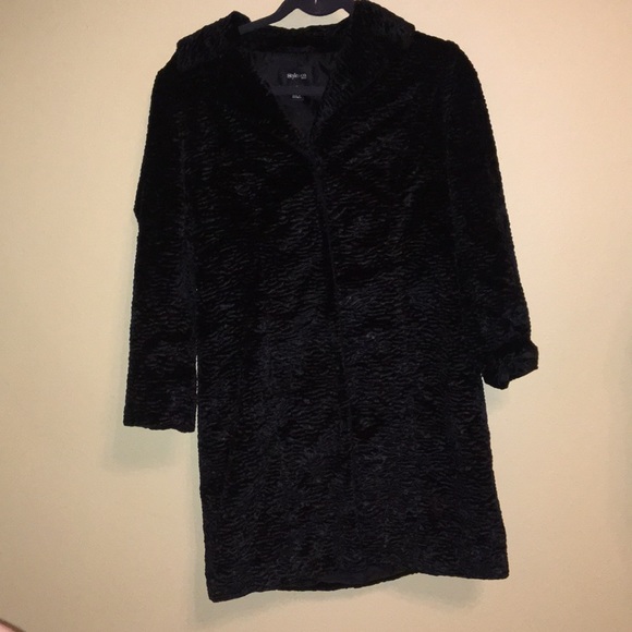 Velvet Vintage style long jacket Style&co Size S - Picture 1 of 4